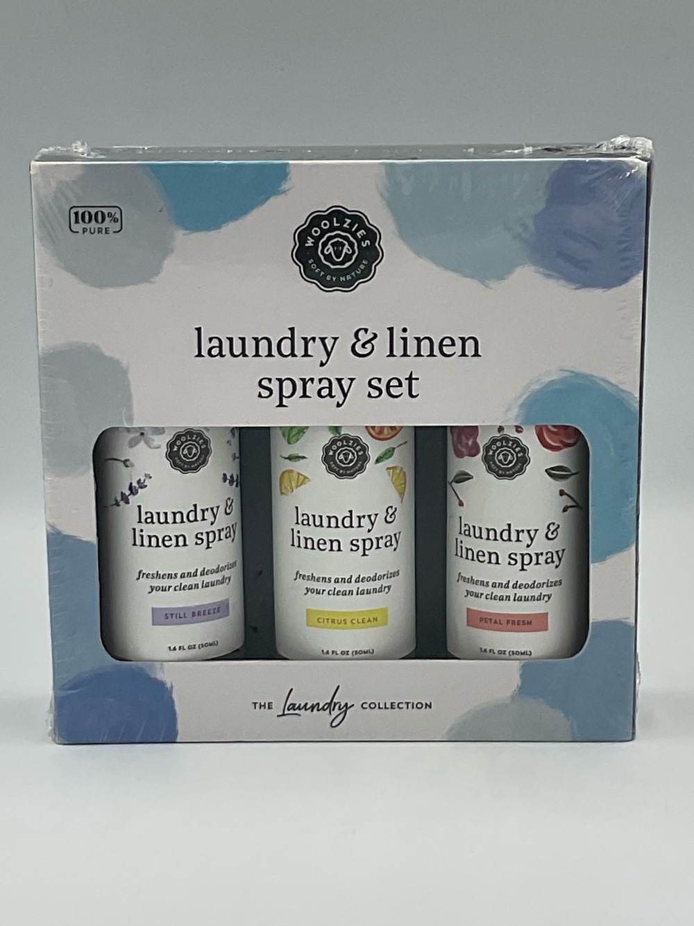 NWT Woolzies Laundry & Linen Spray Set The Laundry Collection